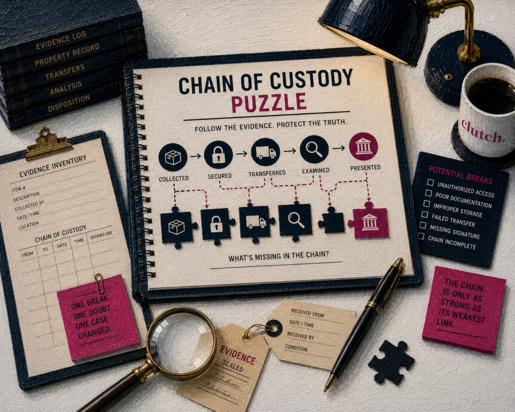 Chain of Custody, Issue 03: Biological Evidence - clutch.